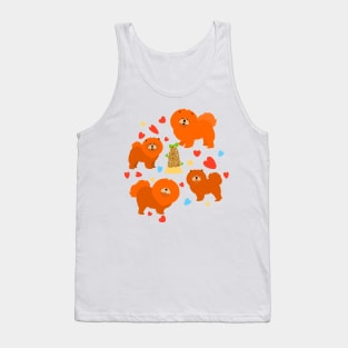 Chow Chow Dog Party Tank Top